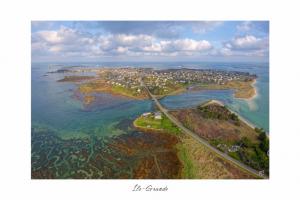 Île-Grande vue du ciel