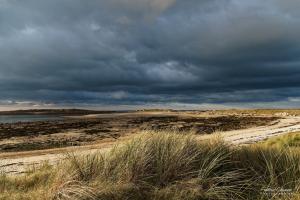 Nuages sur la plage du Dourlin